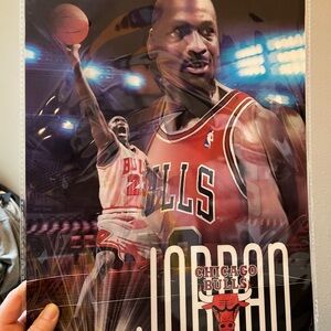 Chicago Bulls Michael Jordan 3-D Poster